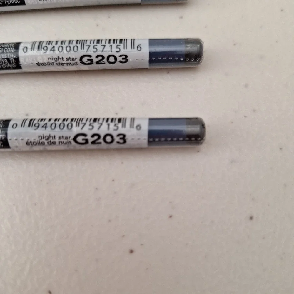 4 Set AVON GLIMMERSTICKS CHROMES EYE LINER - Night Star - G203- New Sealed